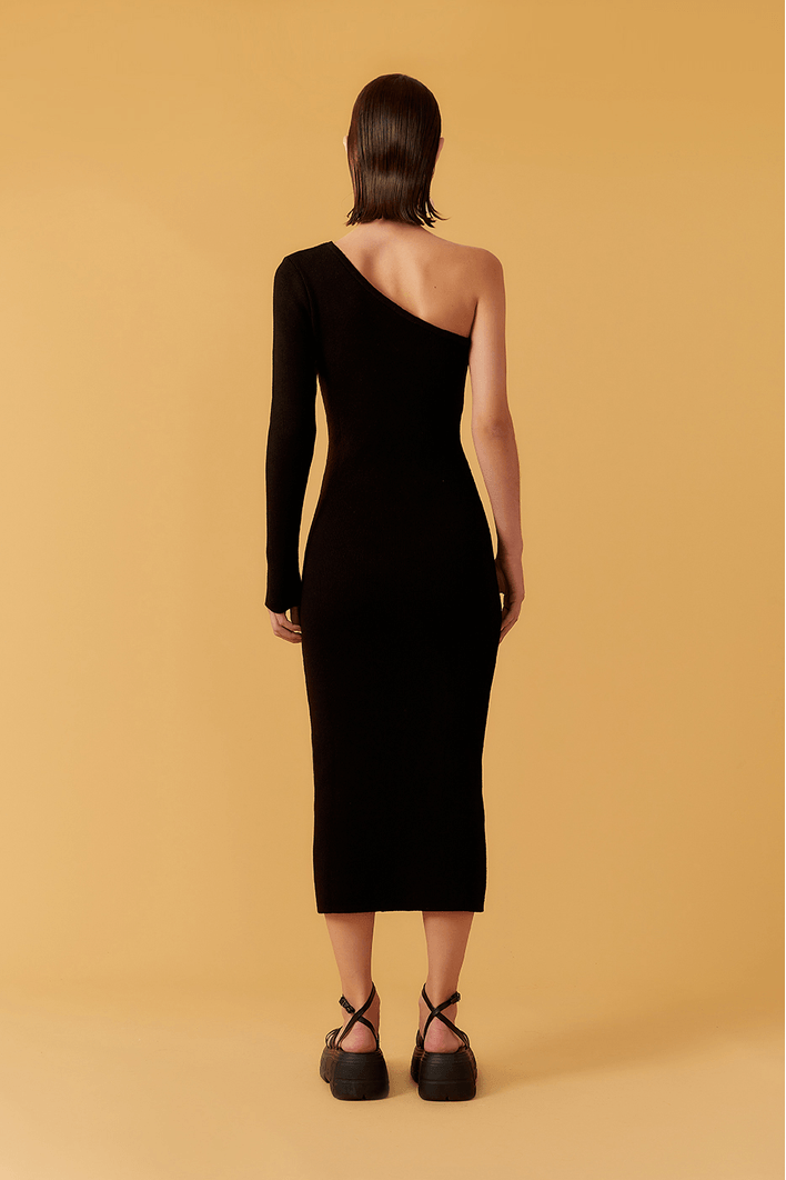 Vestido Tricot Ombro Só