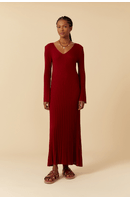 Vestido Tricot Vintage Canelado