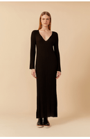 Vestido Tricot Vintage Canelado