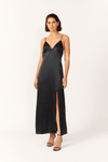 Vestido Slip Dress Cropped Cetim
