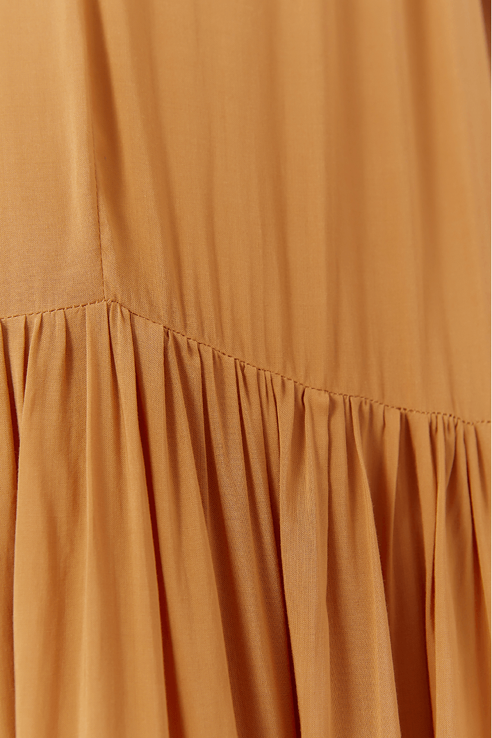 Vestido Midi Mangão