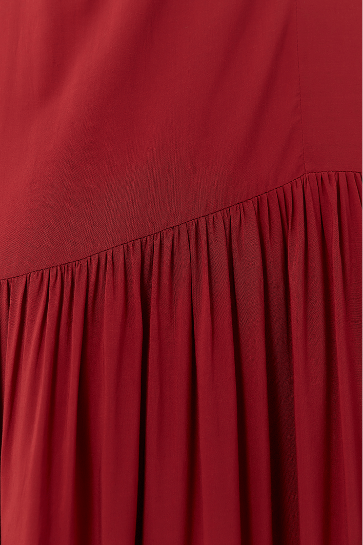 Vestido Midi Mangão