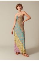 Vestido Cropped Estampa Flora