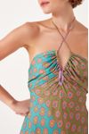 Vestido Cropped Estampa Flora