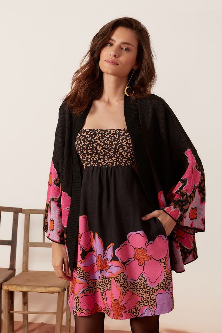 Vestido Estampa Jardim Selvagem