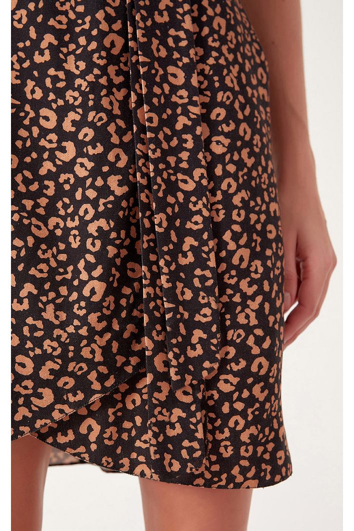 Vestido Linho Estampa Onçalina