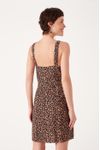 Vestido Linho Estampa Onçalina
