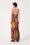 Vestido Longo Estampa Blend Verde