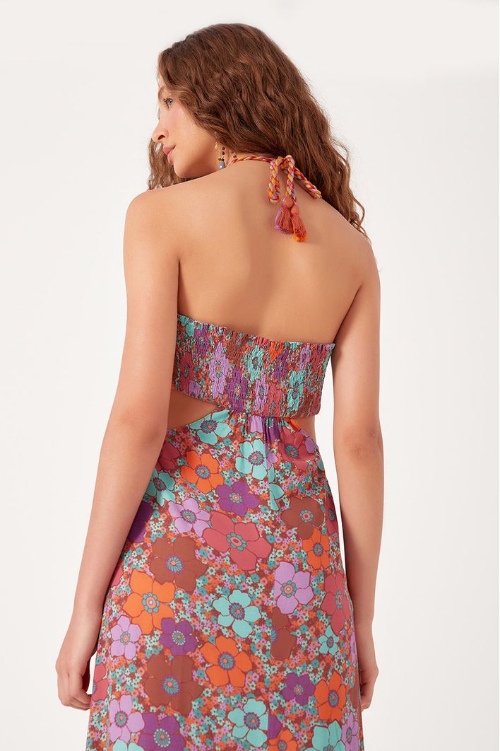 Vestido Longo Estampa Ancestral