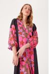 Vestido Longo Estampa Jardim Selvagem