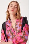 Vestido Longo Estampa Jardim Selvagem