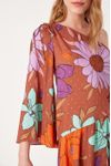 Vestido Estampa Jardim Secreto