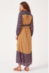 Vestido Longo Estampa Recanto Mix