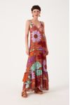 Vestido Longo Estampa Jardim Secreto