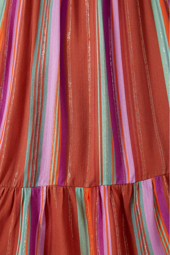 Vestido Lurex Estampa Nostalgia