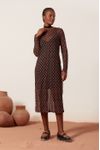 Vestido Segunda Pele Estampa Refúgio