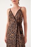 Vestido Longo Linho Estampa Bonança
