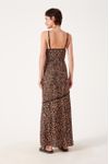 Vestido Longo Linho Estampa Bonança