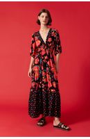 Vestido Cropped Estampa Happy