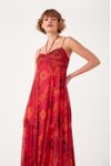 Vestido Tule Estampa Retrô