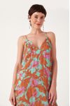 Vestido Lurex Longuette Est Art Nouveau
