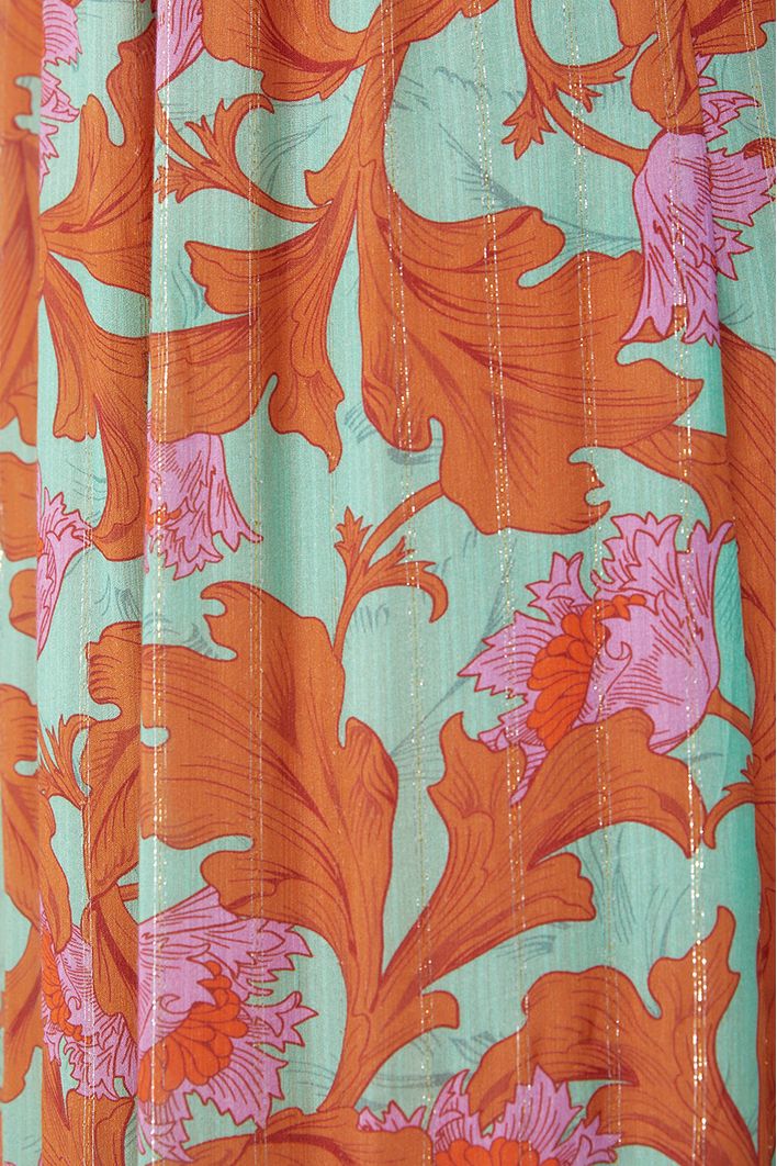 Vestido Lurex Longuette Est Art Nouveau