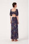 Vestido Longo Estampa Blatt