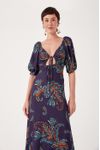 Vestido Longo Estampa Blatt