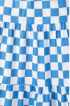 Vestido Cropped Estampa Quadradinhos