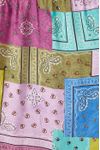 Vestido Longo Estampa Patch Bandana
