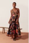 Vestido Longo Algodão Estampa Saudade