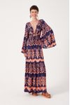 Vestido Longo Estampa Boemia