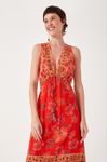 Vestido Longo Estampa Dona Flor