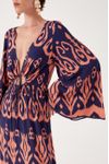 Vestido Longo Estampa Boemia