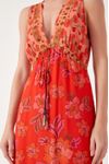 Vestido Longo Estampa Dona Flor