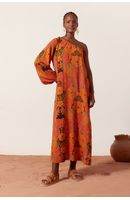 Vestido Longo Detalhe Corda Est Nolita