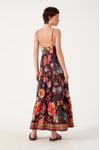 Vestido Longo Algodão Estampa Saudade