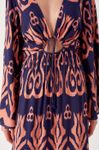 Vestido Longo Estampa Boemia