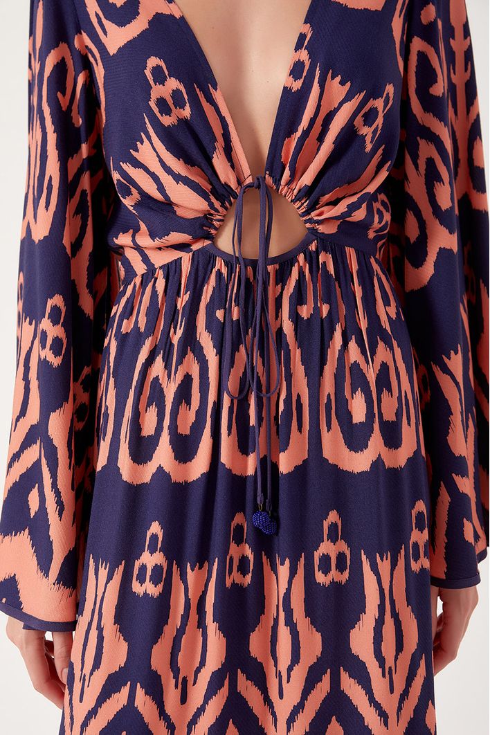Vestido Longo Estampa Boemia