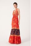 Vestido Longo Estampa Dona Flor