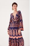 Vestido Longo Estampa Boemia