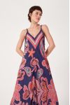 Vestido Longo Estampa Barne