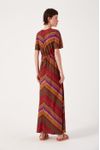 Vestido Cropped Estampa Tricot