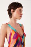 Vestido Longo Estampa Degrade
