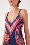 Vestido Longo Estampa Barne