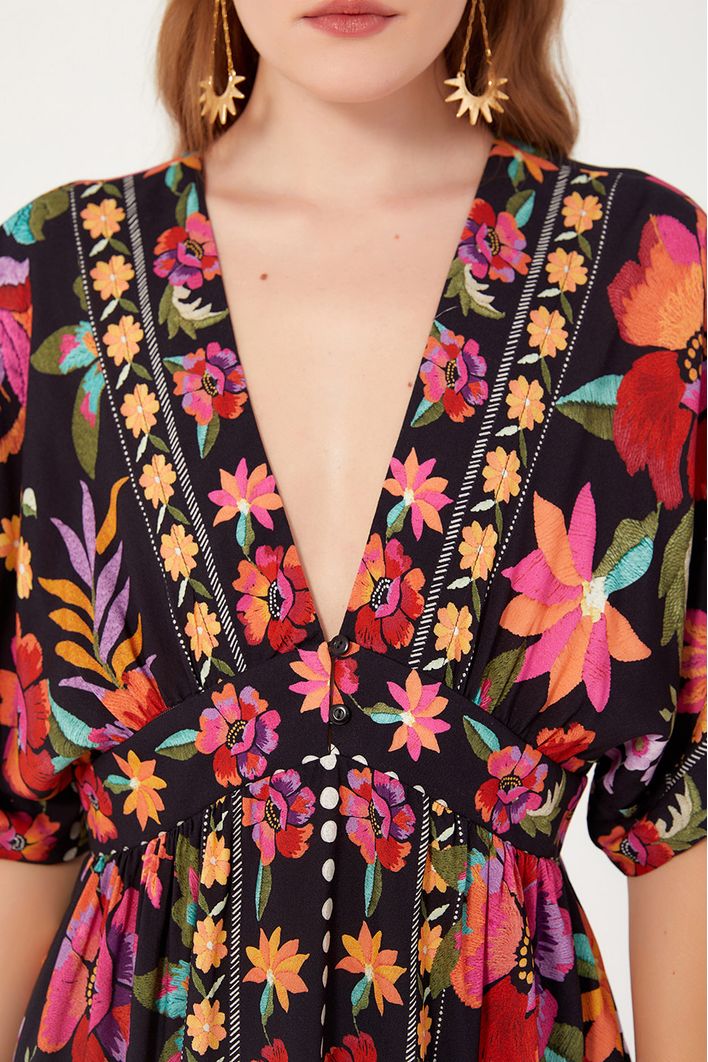Vestido Estampa Frida
