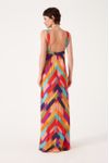 Vestido Longo Estampa Degrade