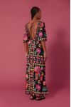Vestido Longo Estampa Frida