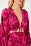 Vestido Longo Estampa Valente