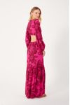 Vestido Longo Estampa Valente